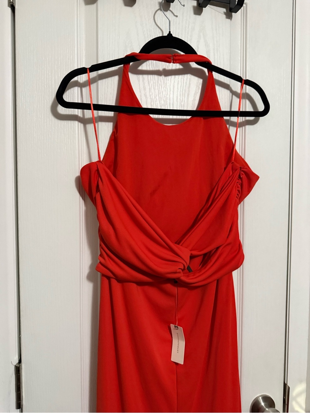 Anthropologie Red Halter Dress - Picture 5 of 9